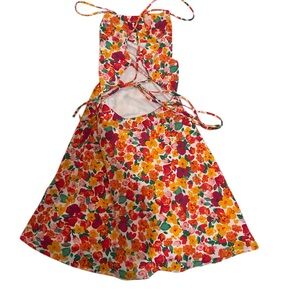 Princess Polly Floral Backless Dress - Multicolor